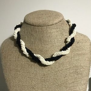 Vintage Beaded Rope Necklace